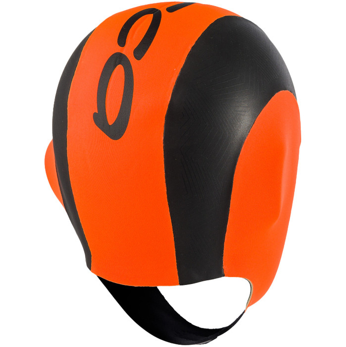 2024 Orca Neoprene Swim Cap GVBATT54 - Hi-Vis Orange